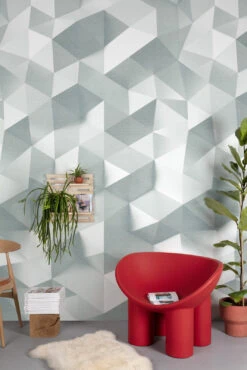 Digitaldruck 3D-Effekt Grafisch Weiß Grau ML4601 -Tapetenqualität Digitaldruck 3D Effekt Grafisch Weiss Grau ML4601 63217737 1