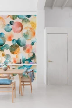 Digitaldruck Aquarell Planeten Orange Blau Rot ML4101 -Tapetenqualität Digitaldruck Aquarell Planeten Orange Blau Rot ML4101 63217731 1