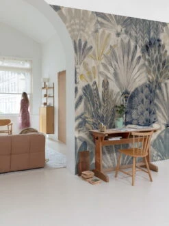 Digitaldruck Fächer Blattmuster Blau Beige Grau ML2901 7 Digitaldruck Fächer Blattmuster Blau Beige Grau ML2901 -Tapetenqualität Digitaldruck Faecher Blattmuster Blau Beige Grau ML2901 63217718 1