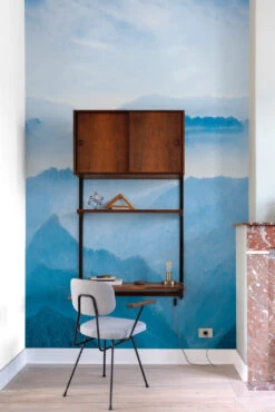 Digitaldruck Landschaft Berge Blau Weiß Petrol ML1101 -Tapetenqualität Digitaldruck Landschaft Berge Blau Weiss Petrol ML1101 63217697 1