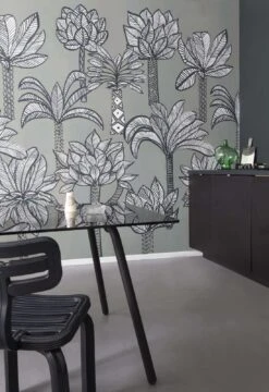 Fototapete Palmen Grau Weiß Onszelf Rasch Tapeten 532050