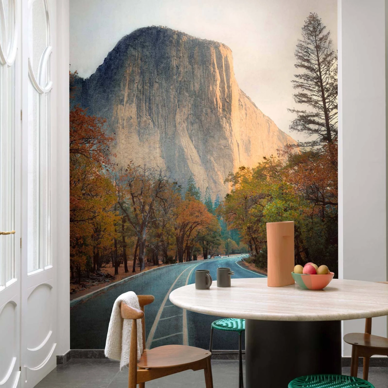 Digitaldruck Herbst Landschaft Grau Orange ML1201 3 Digitaldruck Herbst Landschaft Grau Orange ML1201