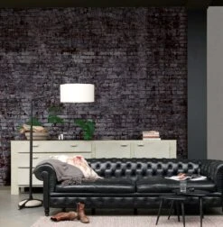 Rasch Fototapete Vlies 940954 Steinoptik Dunkelgrau -Tapetenqualität Fototapete Vlies Rasch Backstein Dunkelgrau 940954 63216082 2