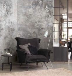 Rasch Fototapete Vlies 429640 Used-Look Metall Hellgrau