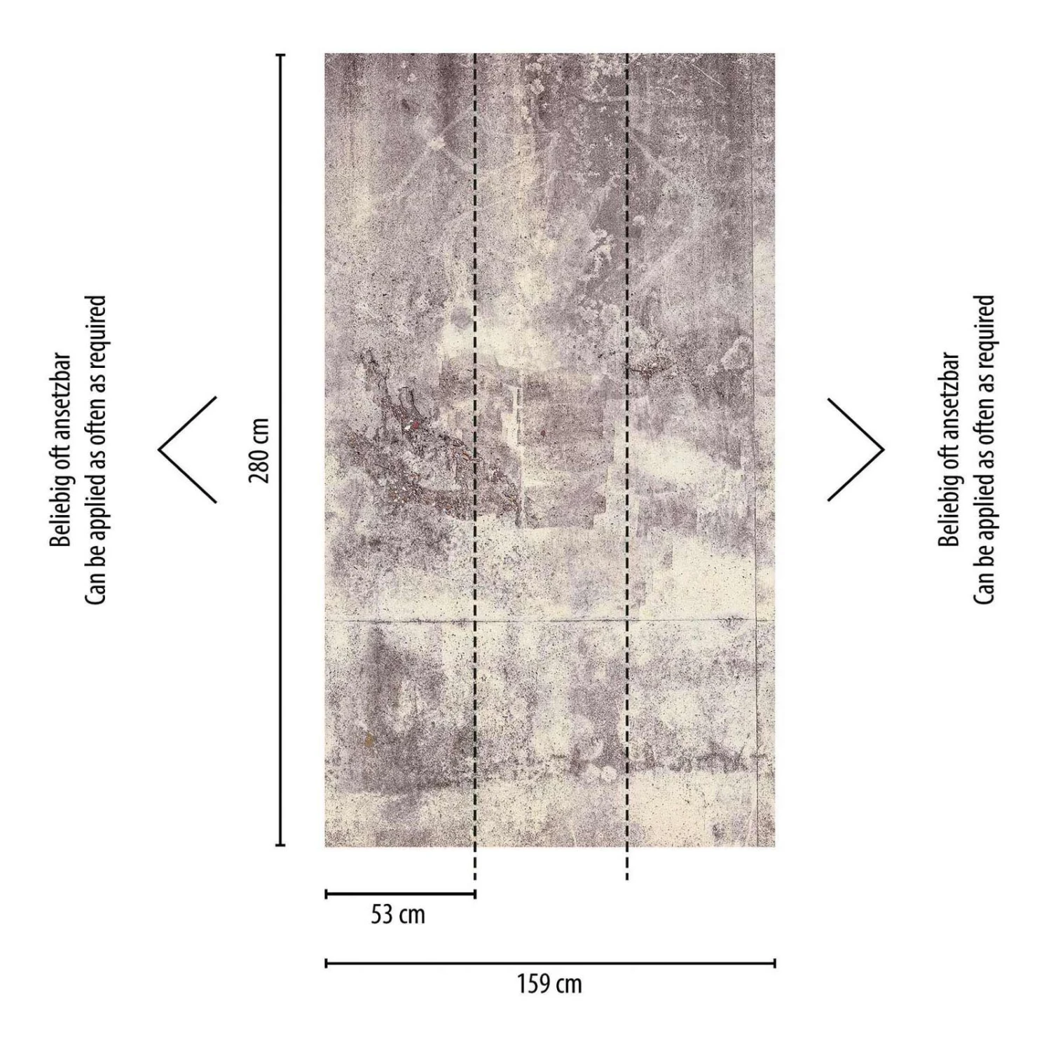 A.S. Creation Fototapeten Mauer Beton Putz Grau Braun Vlies 38339-1 5 A.S. Creation Fototapeten Mauer Beton Putz Grau Braun Vlies 38339-1 – Bild 3