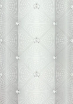 Glööckler Tapete Vlies Diamant Grau Glanz 54841