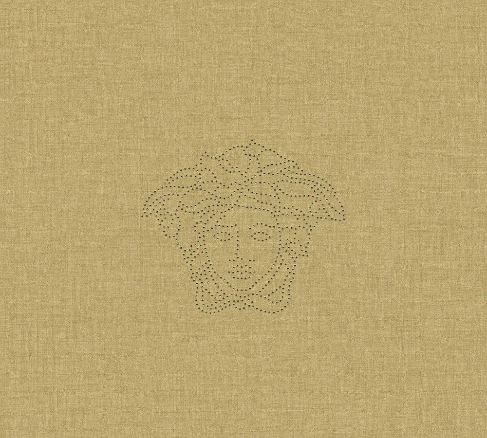 Versace Home Tapeten Panel Medusa Leinen Gold 32950-3 3 Versace Home Tapeten Panel Medusa Leinen Gold 32950-3