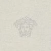 Versace Home Tapeten Panel Medusa Leinen Grau-weiß 32950-1 2 Versace Home Tapeten Panel Medusa Leinen Grau-weiß 32950-1 -Tapetenqualität Panel Versace Home Leinen Medusa grauweiss Metalli