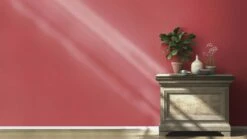 Tapete Barbara Home Collection Einfarbig Dunkelrot