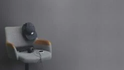 Tapete Barbara Home Collection Einfarbig Meliert Graublau