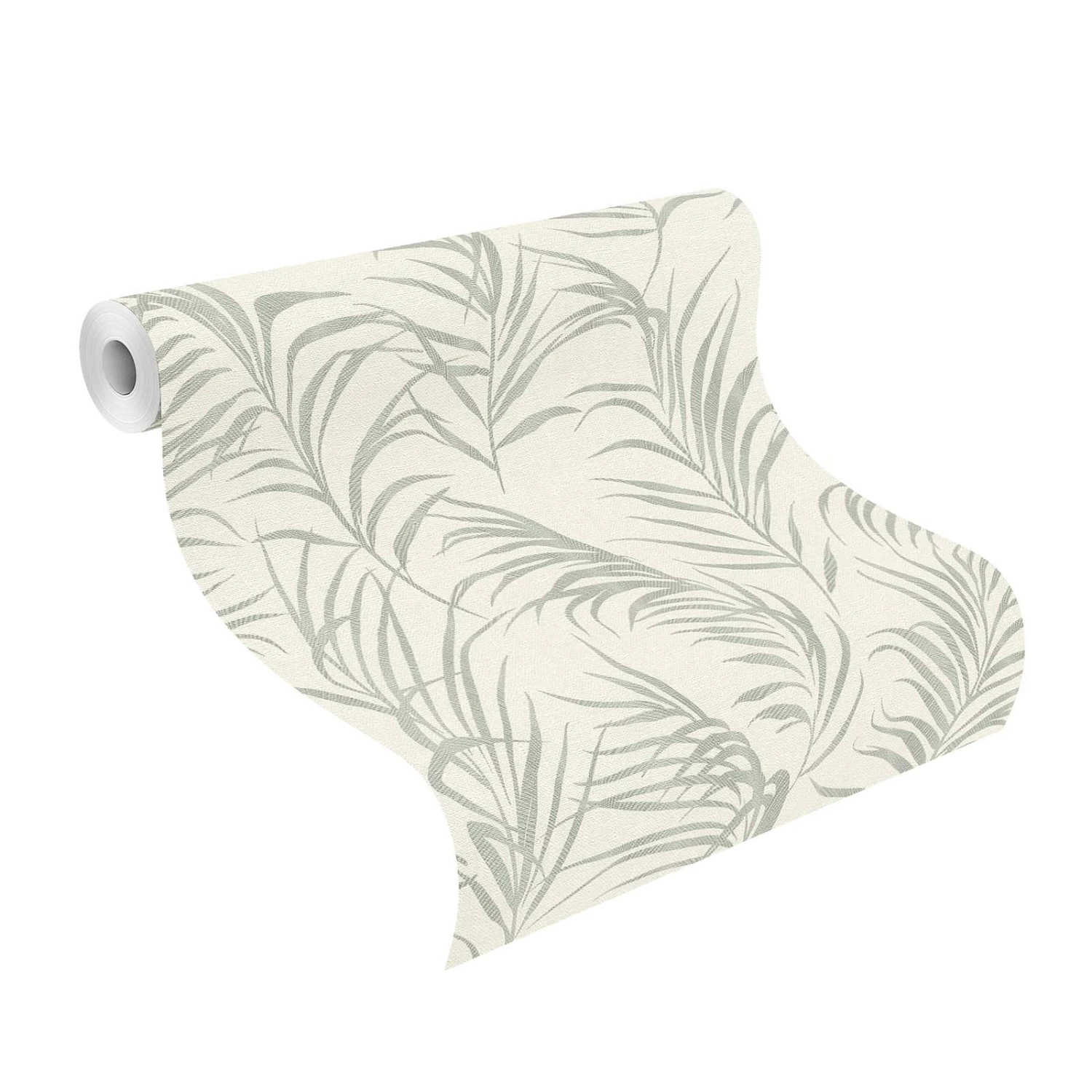 Tapete Barbara Home Collection Floral Blätter Weiß-Grün 4 Tapete Barbara Home Collection Floral Blätter Weiß-Grün – Bild 2