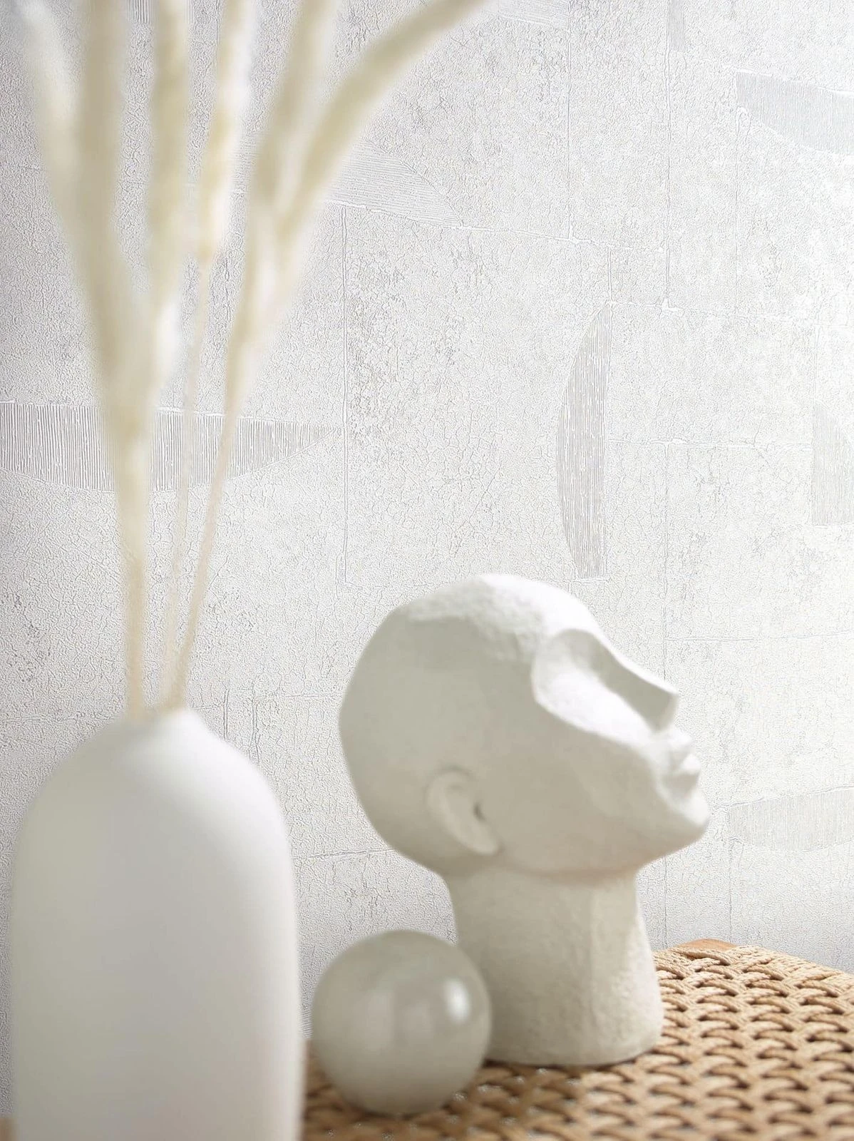 Papis Loveday Tapete 86734 Struktur Weiß Perlmutt 4 Papis Loveday Tapete 86734 Struktur Weiß Perlmutt – Bild 2