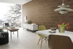 Tapete Vlies Holz-Optik Bretter Braun Rasch 514445 -Tapetenqualität Tapete Rasch 514445 183086