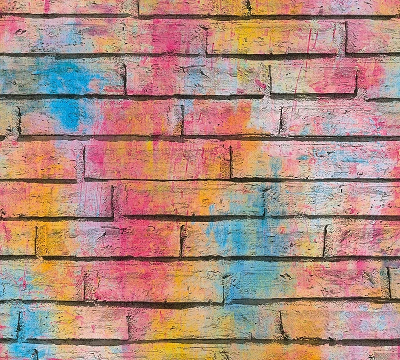 Tapete Selbstklebend Bunt Graffiti Steinwand 368371 4 Tapete Selbstklebend Bunt Graffiti Steinwand 368371 – Bild 2