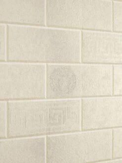 Versace Home Tapete 3D Fliesen Beige-creme 34322-5 -Tapetenqualität Tapete Versace Home 3D Fliesen cremebeige beige 2