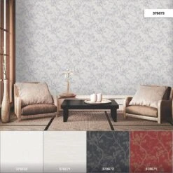 Tapete Vlies Bäume Floral Grau Silber Metallic 37867-3 -Tapetenqualität Tapete Vlies Baeume Floral grau silber Metallic 37867 3 63206724 4