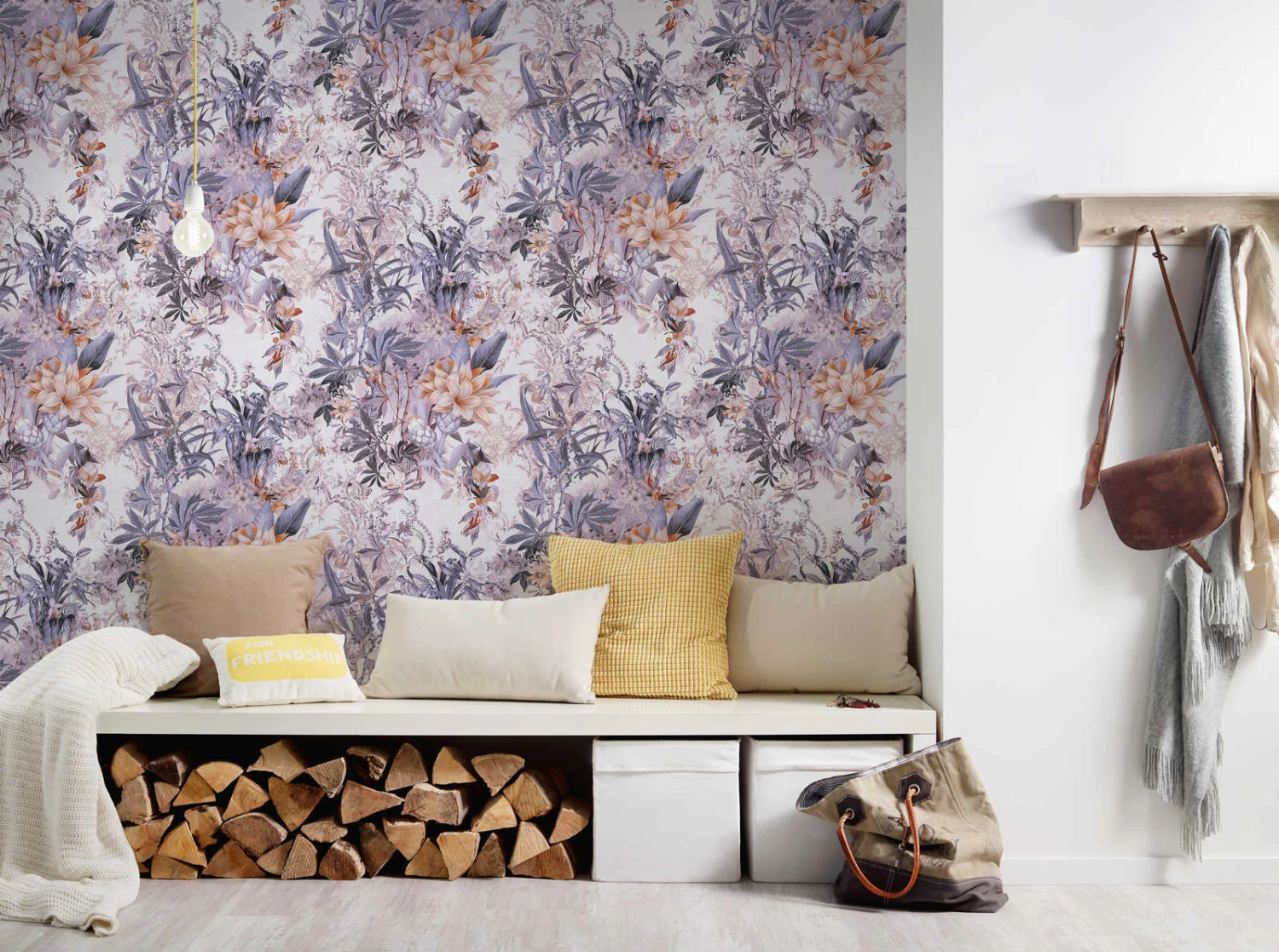 A.S. Creation Tapete Vlies Blumen Vintage Floral Weiß Bunt 38177-2 3 A.S. Creation Tapete Vlies Blumen Vintage Floral Weiß Bunt 38177-2