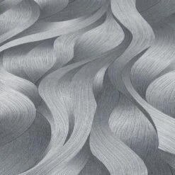 Tapete Vlies ELLE Wellen Grafik Anthrazit 10204-15 -Tapetenqualität Tapete Vlies ELLE Wellen Grafik anthrazit 10204 15 63210332 2