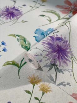 Tapete Vlies Floral Blumen Bunt Grau-weiss Shades 32454 -Tapetenqualität Tapete Vlies Floral Blumen bunt grau weiss Shades 32454 63207498 1