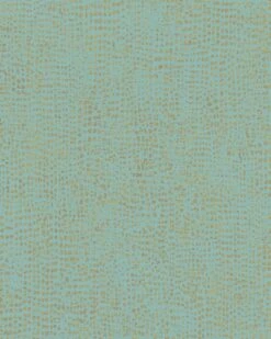 Tapete Vlies Gepunktet Blau Gold Metallic 31305