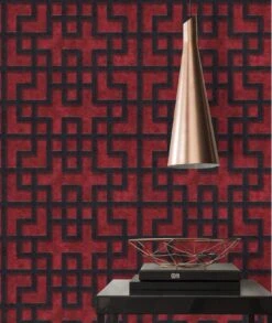 A.S. Creation Tapete Vlies Gittermuster Rot Schwarz Glanz 37465-2 10 A.S. Creation Tapete Vlies Gittermuster Rot Schwarz Glanz 37465-2 -Tapetenqualität Tapete Vlies Gittermuster rot schwarz Glanz 37465 2 63204139 1