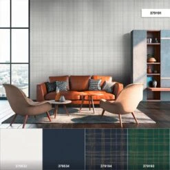 Tapete Vlies Kariert Weiß-beige Silber Metallic 37919-1 -Tapetenqualität Tapete Vlies Kariert weiss beige silber Metallic 37919 1 63206767 4