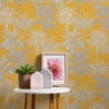 A.S. Creation Tapete Vlies Michalsky Floral Palmen Gelb Grau 37983-3 -Tapetenqualität Tapete Vlies Michalsky Floral Palmen gelb grau 37983 3 63208869