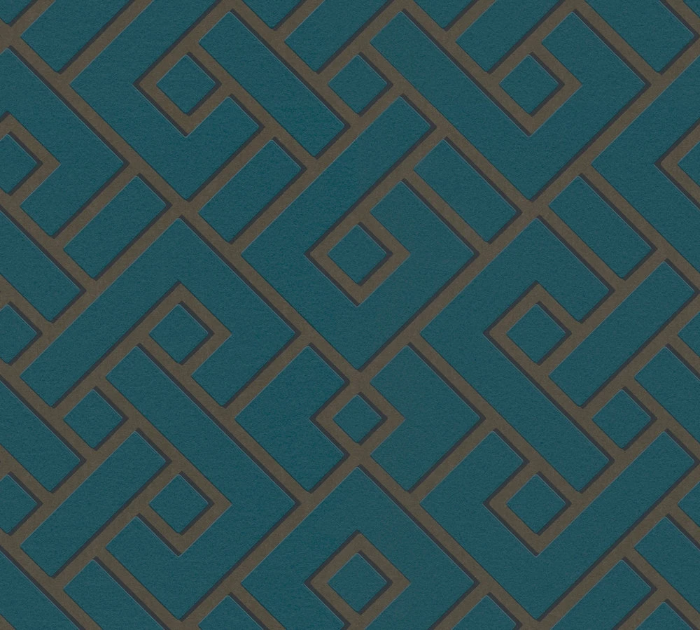 A.S. Creation Tapete Vlies Michalsky Geometrisch Grün Schwarz 37984-3 4 A.S. Creation Tapete Vlies Michalsky Geometrisch Grün Schwarz 37984-3 – Bild 2