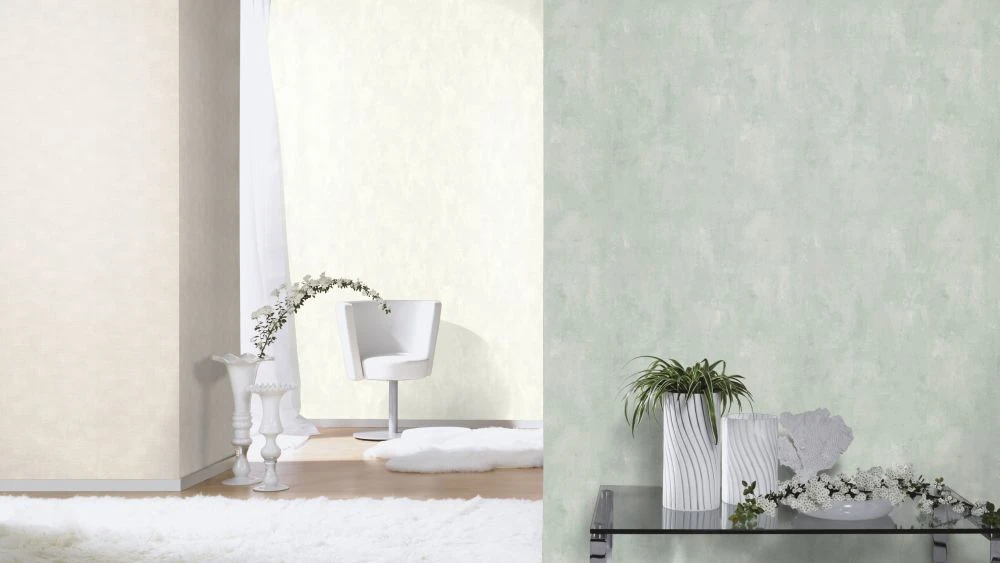 Tapete Vlies Putz-Optik Vintage Grün Rasch 802139 5 Tapete Vlies Putz-Optik Vintage Grün Rasch 802139 – Bild 3