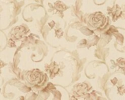 Tapete Vlies Architects Paper Rosen Beige Glanz 95983-3