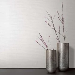 Tapete Vlies Uni Textil Struktur Creme-weiss 33332 -Tapetenqualität Tapete Vlies Uni Textil Struktur creme weiss 33332 63210617 3