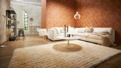 Tapete Vlies Grafisch Muster Orange Kupfer 37424-3 -Tapetenqualität Tapete Vlies engmaschige Grafik orange kupfer 37424 3 63202532