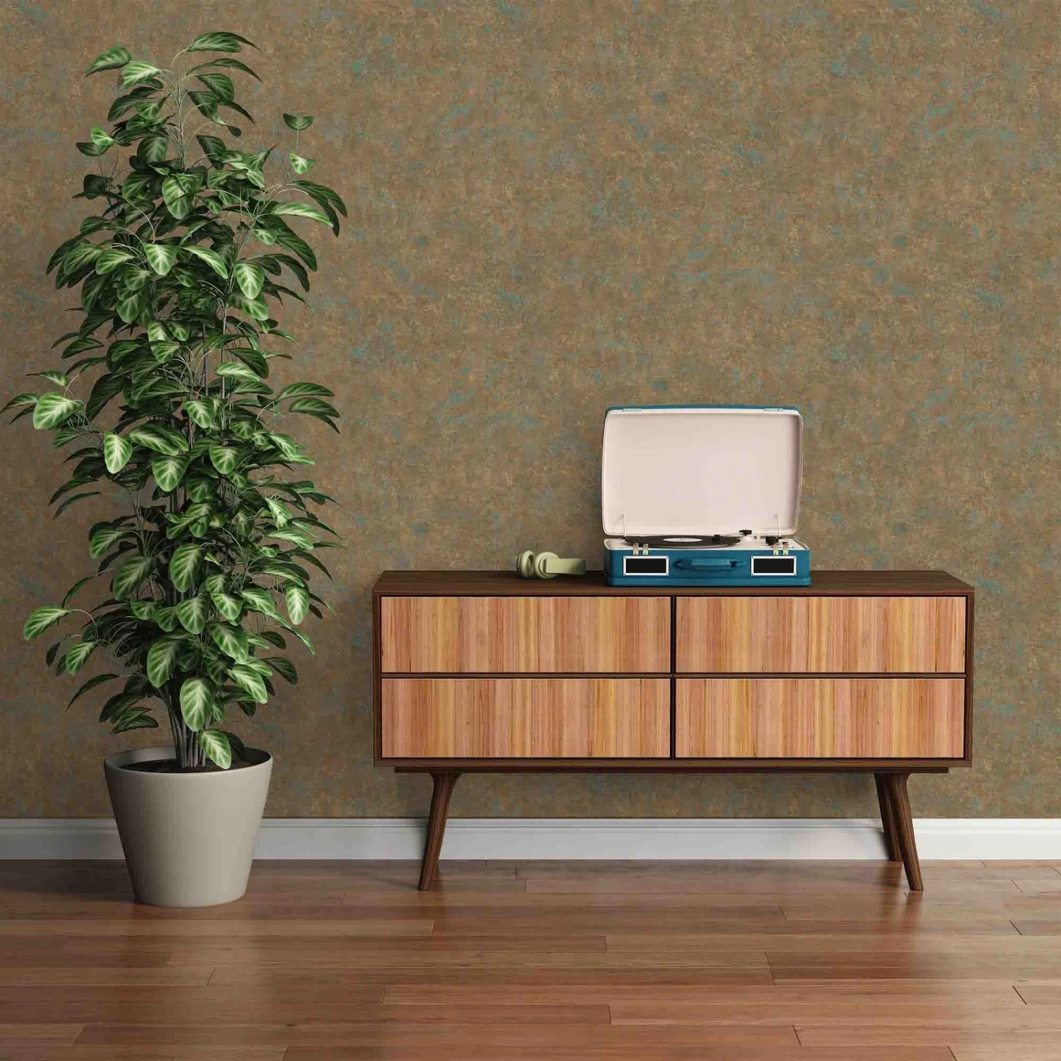 A.S. Creation Tapete Vlies Meliert Einfarbig Bronze Blau 37655-9 9 A.S. Creation Tapete Vlies Meliert Einfarbig Bronze Blau 37655-9 – Bild 7