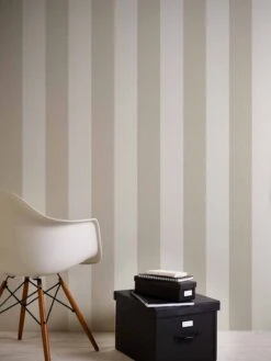A.S. Creation Tapete Vlies Weiß Beige Streifen 37554-3 | 375543 -Tapetenqualität Tapete Vlies weiss beige Streifen 37554 3 375543 63204462