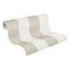 A.S. Creation Tapete Vlies Weiß Beige Streifen 37554-3 | 375543 -Tapetenqualität Tapete Vlies weiss beige Streifen 37554 3 375543 63204462 6