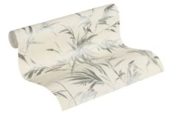 A.S. Creation Tapete Vlies Bambus-Pflanze Creme Grau 37376-5