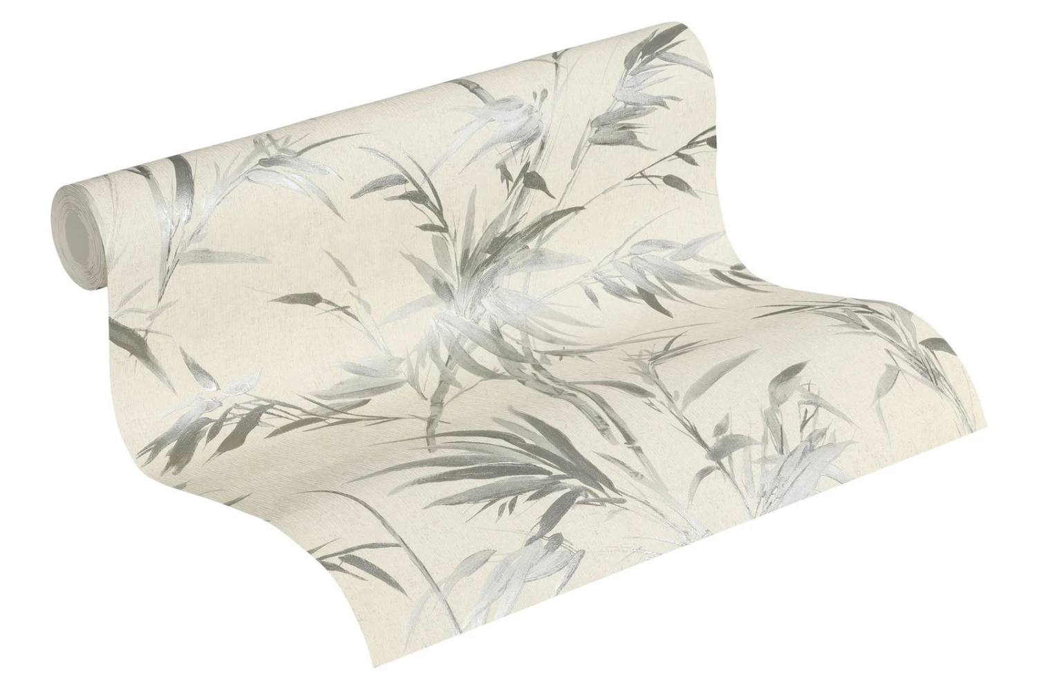 A.S. Creation Tapete Vlies Bambus-Pflanze Creme Grau 37376-5 3 A.S. Creation Tapete Vlies Bambus-Pflanze Creme Grau 37376-5