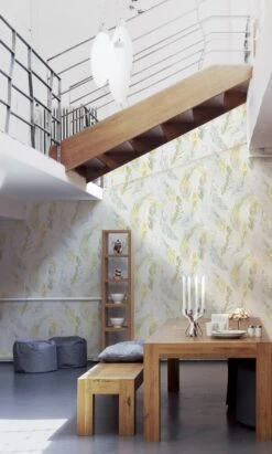 A.S. Creation Vlies Tapete Palmwedel Hellgrau Braun AS Creation 35896-1 -Tapetenqualität Vlies Tapete Palmwedel hellgrau braun AS Creation