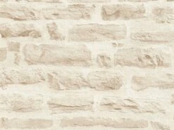 A.S. Creation Vlies Tapete Steinoptik Cremeweiß AS Creation 35580-3 -Tapetenqualität Vlies Tapete Steinoptik Steinmauer cremeweiss AS Creation 35580 3 183020 1