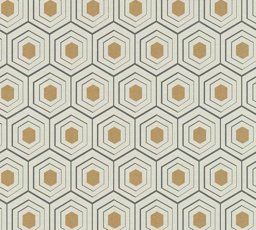 A.S. Creation Vlies Tapete Waben Optik Beige AS Creation 35899-1 3 A.S. Creation Vlies Tapete Waben Optik Beige AS Creation 35899-1