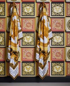 Versace Vliestapete 38704-6 Fliesen Optik Rot Schwarz 18 Versace Vliestapete 38704-6 Fliesen Optik Rot Schwarz -Tapetenqualität Vliestapete 38704 6 Fliesen Optik Rot Schwarz VERSACE Home Tapete 63213747 3