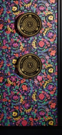 Versace Vliestapete 38706-1 Blumen Muster Schwarz Bunt -Tapetenqualität Vliestapete 38706 1 Blumen Muster Schwarz Bunt VERSACE Home Tapete 63213754 3