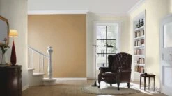 Vliestapete 537703 Rasch Gold Längsstruktur -Tapetenqualität Vliestapete 537703 Rasch Uni Linien Gold 63214367 3