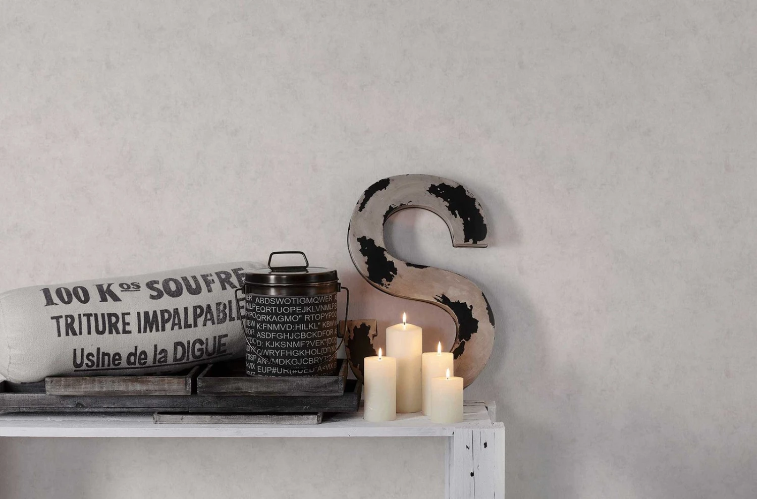 Vliestapete Beton Vintage Weißgrau Glanz 36924-5 5 Vliestapete Beton Vintage Weißgrau Glanz 36924-5 – Bild 3