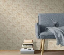 Vliestapete Dreiecke 3D Erismann 10106-02 Beige 12 Vliestapete Dreiecke 3D Erismann 10106-02 Beige -Tapetenqualität Vliestapete Dreieck 3 D Erismann beige gold schwarz 63213836 2