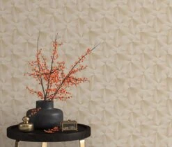 Vliestapete Dreiecke 3D Erismann 10106-02 Beige