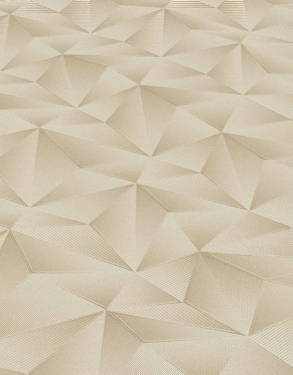 Vliestapete Dreiecke 3D Erismann 10106-02 Beige 9 Vliestapete Dreiecke 3D Erismann 10106-02 Beige – Bild 7