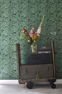 Tapetenqualität -Tapetenqualität Vliestapete Dschungelwald gruen schwarz 038985 193252 1