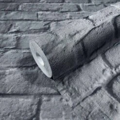 Tapetenqualität -Tapetenqualität Vliestapete Dunkelgrau Steinmauer Marburg 34170 63214899