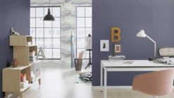 Vliestapete Einfarbig Textil Dunkelblau Rasch 423983 -Tapetenqualität Vliestapete Einfarbig Textil dunkelblau Rasch 423983 190865 2